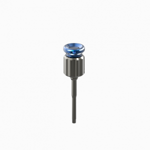 Cacciavite in acciaio Kleinox anodizzato blu sistematica SOL da studio 1,20 lungo manuale rastremato.