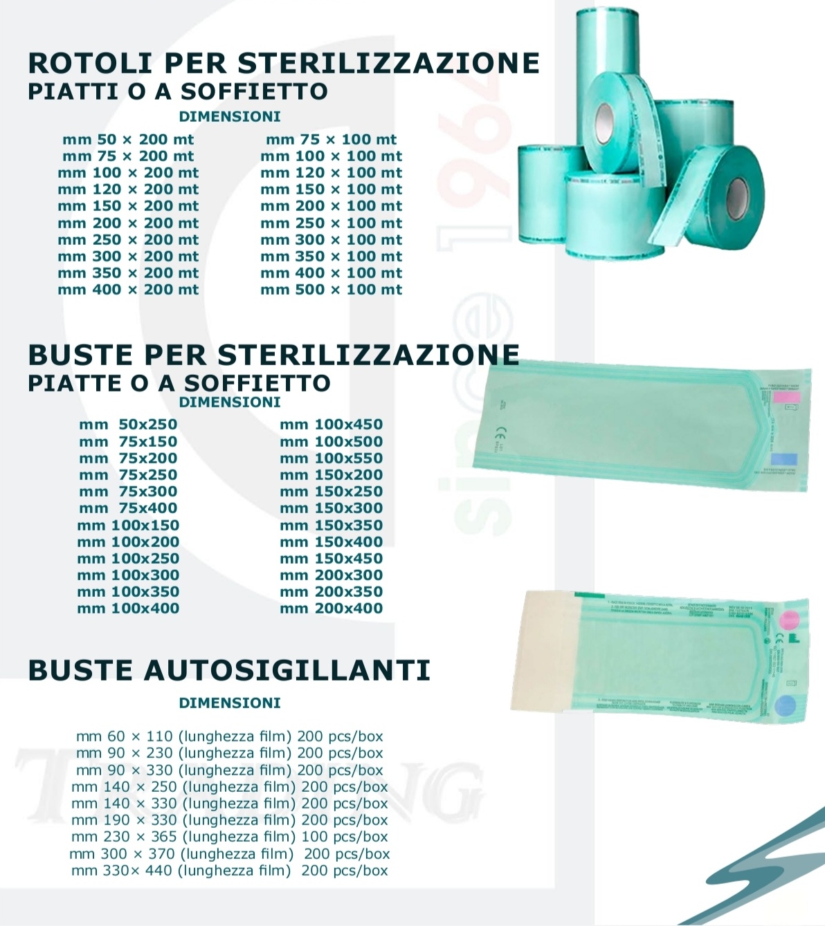 accessori imbustatrici